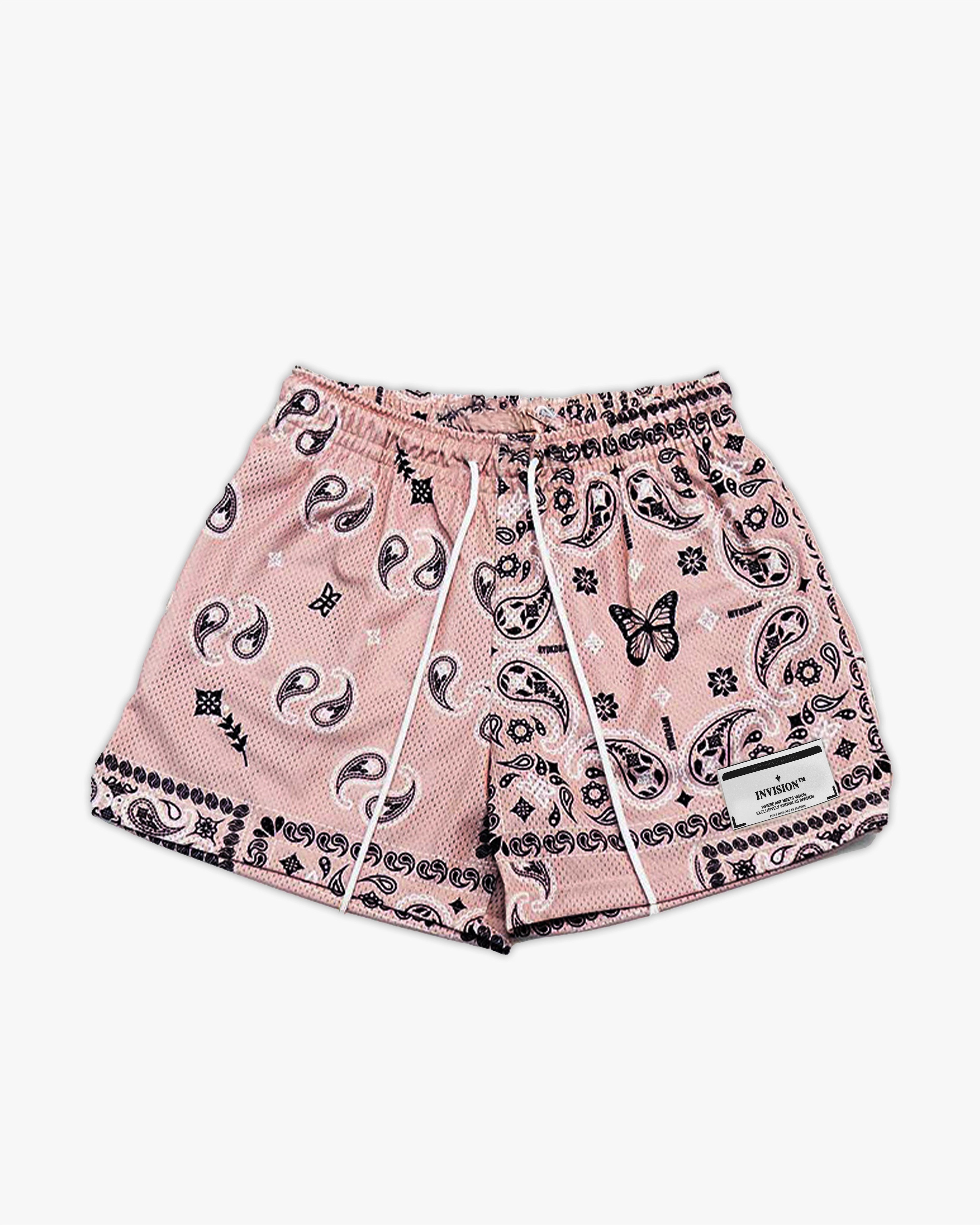 מכנסי בנדנה ורודים "PAISLEY"