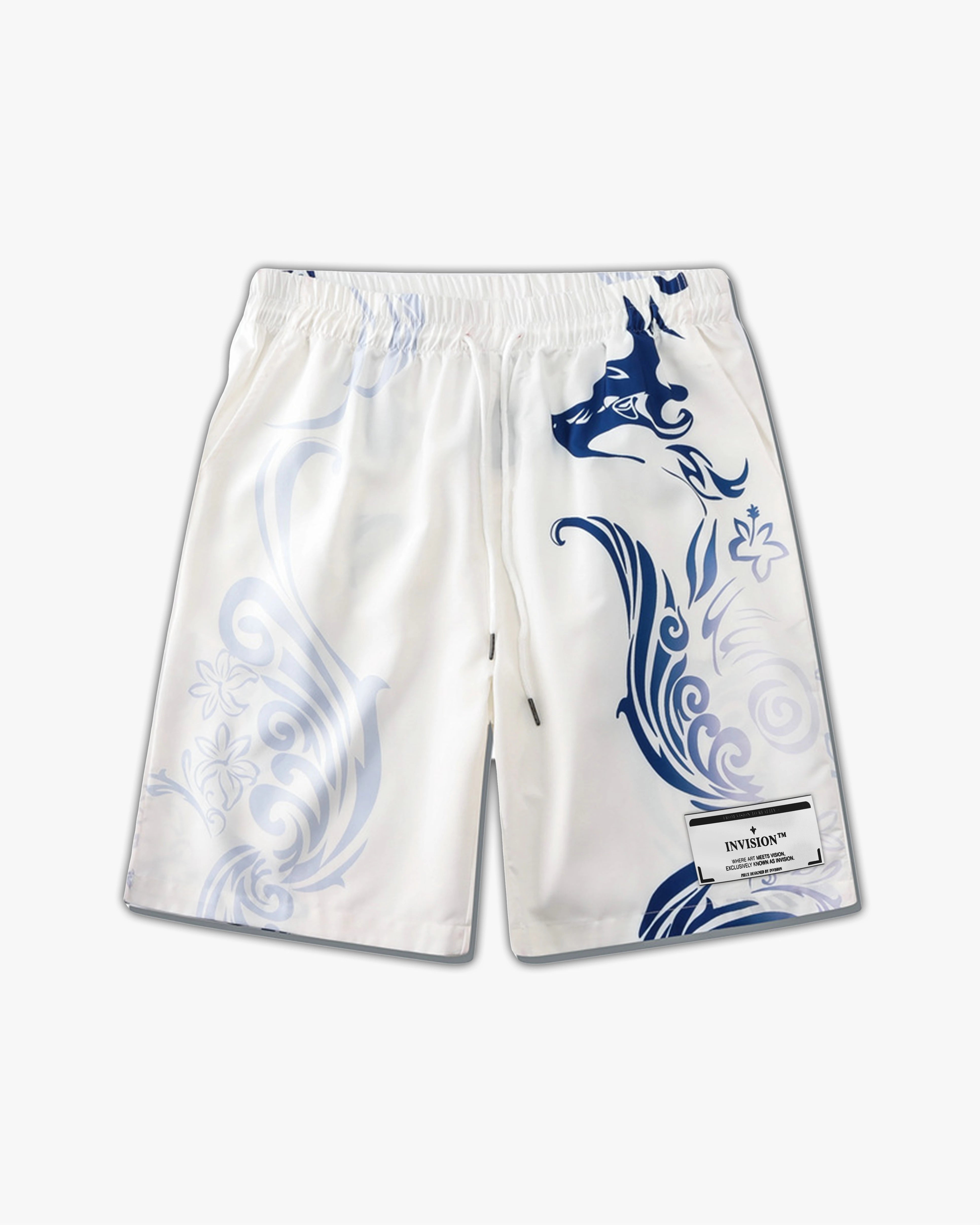 מכנסיים קצרים לבנים "FLOW"