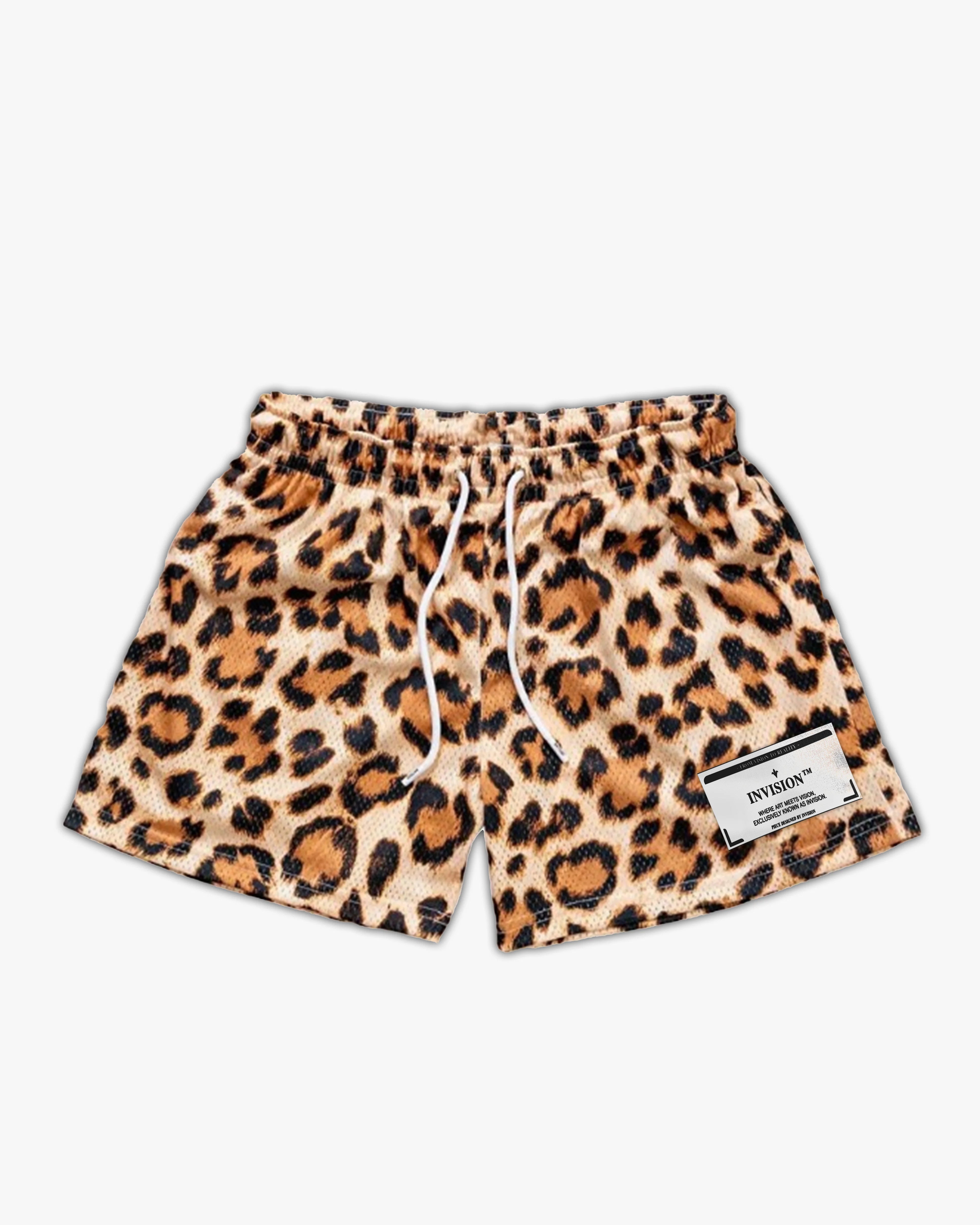 מכנסיים קצרים בעיצוב מנומר "LEOPARD"