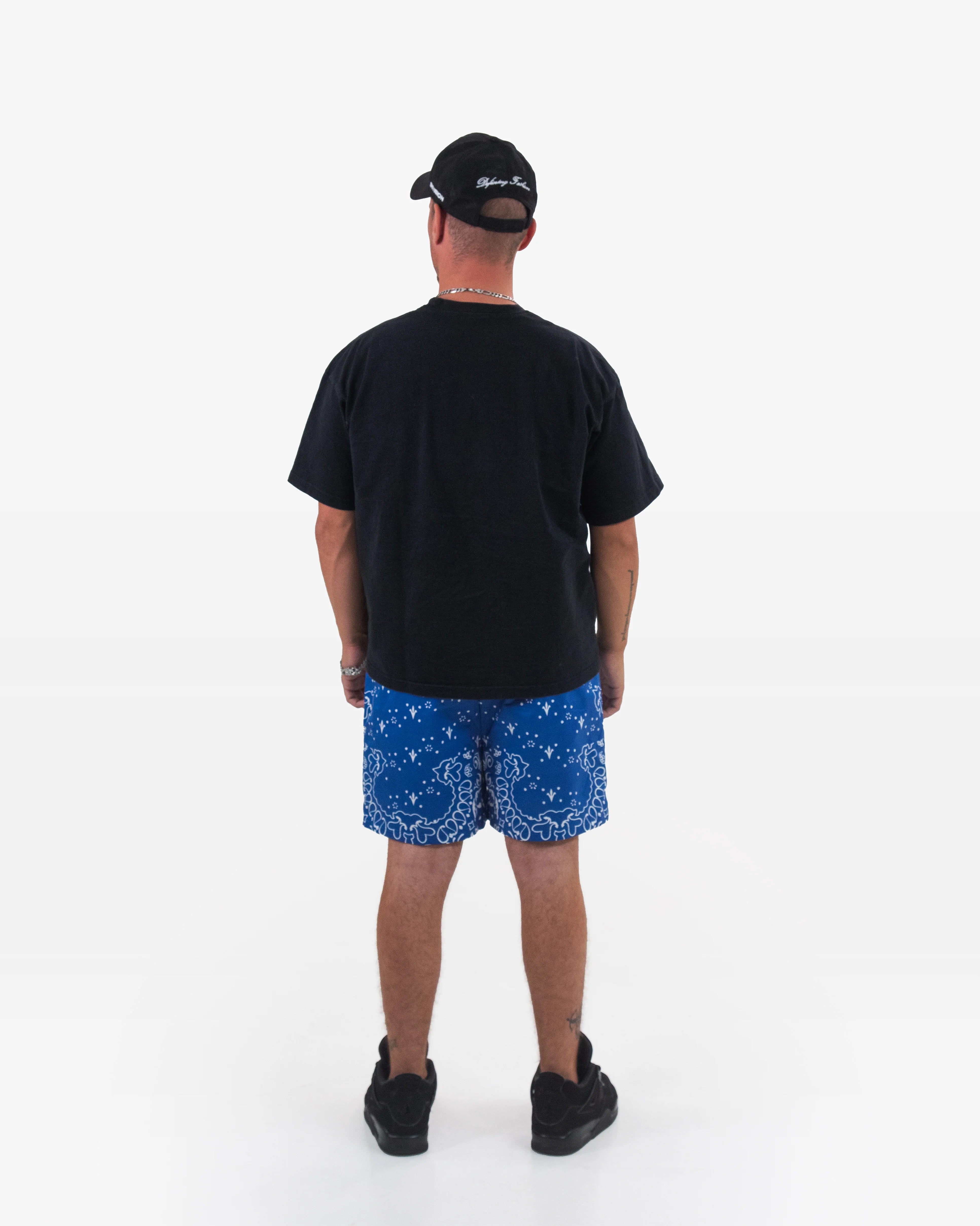 מכנסי בנדנה כחולים "LAGOON"