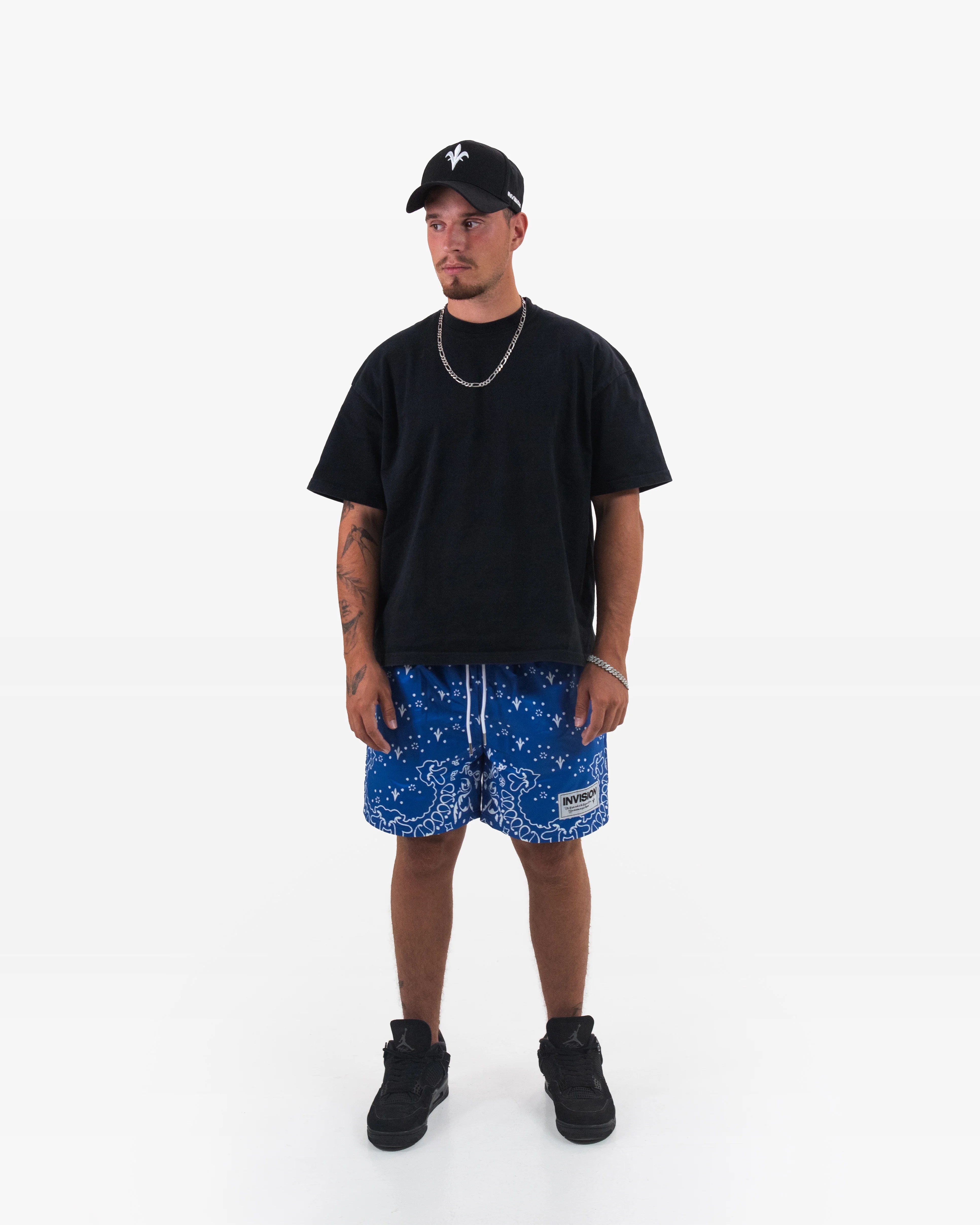 מכנסי בנדנה כחולים "LAGOON"