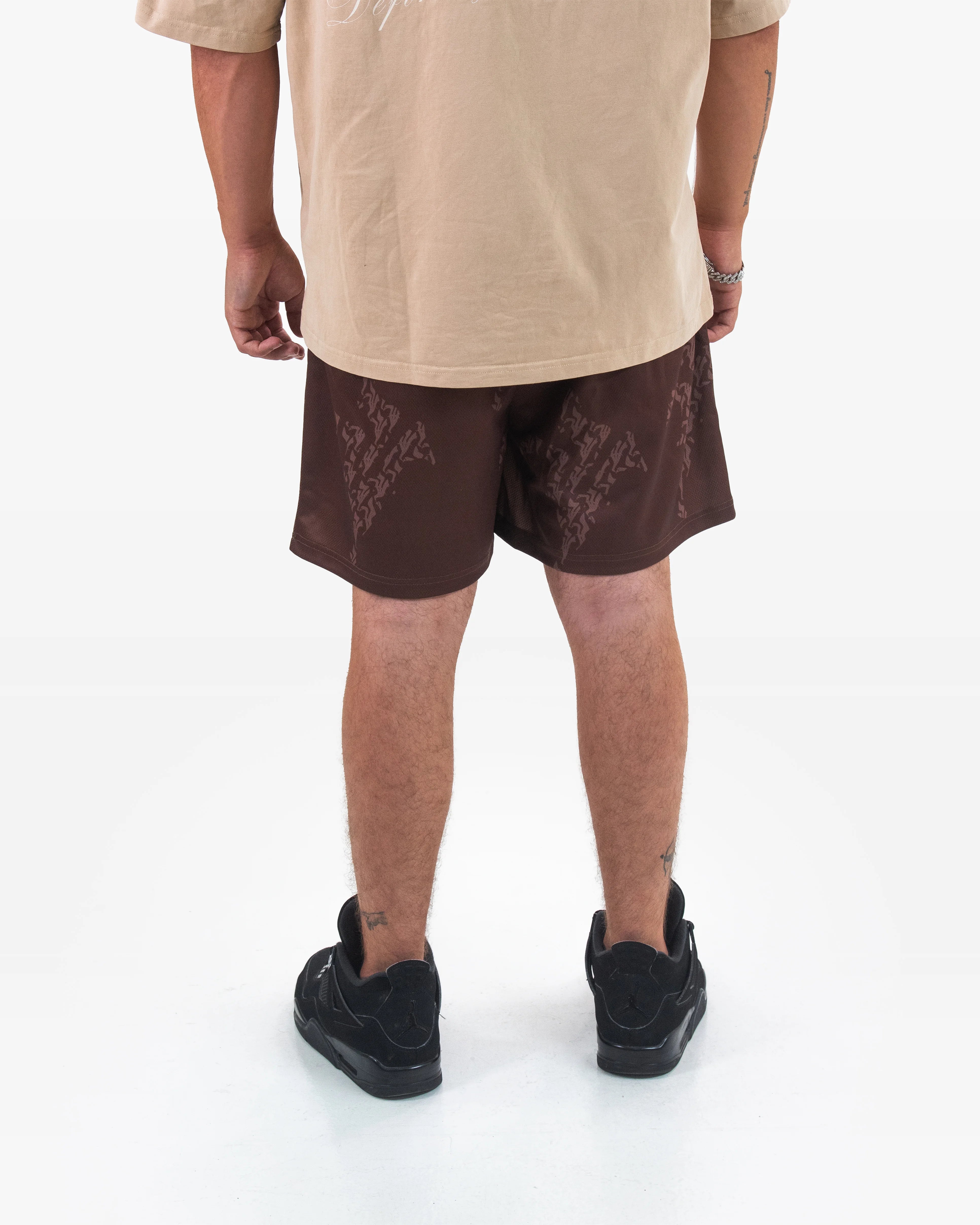 מכנסיים חומים קצרים "SHADES"