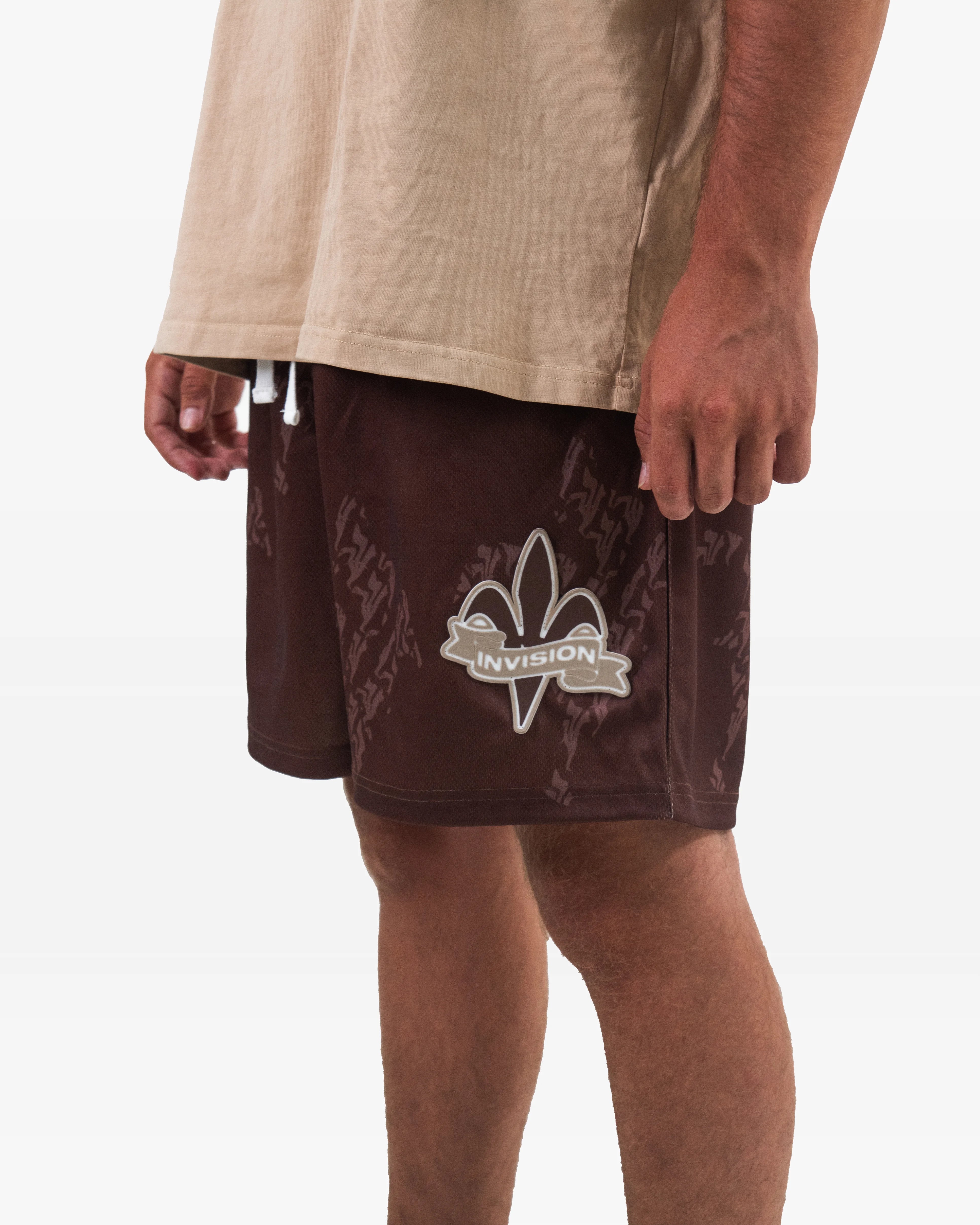 מכנסיים חומים קצרים "SHADES"