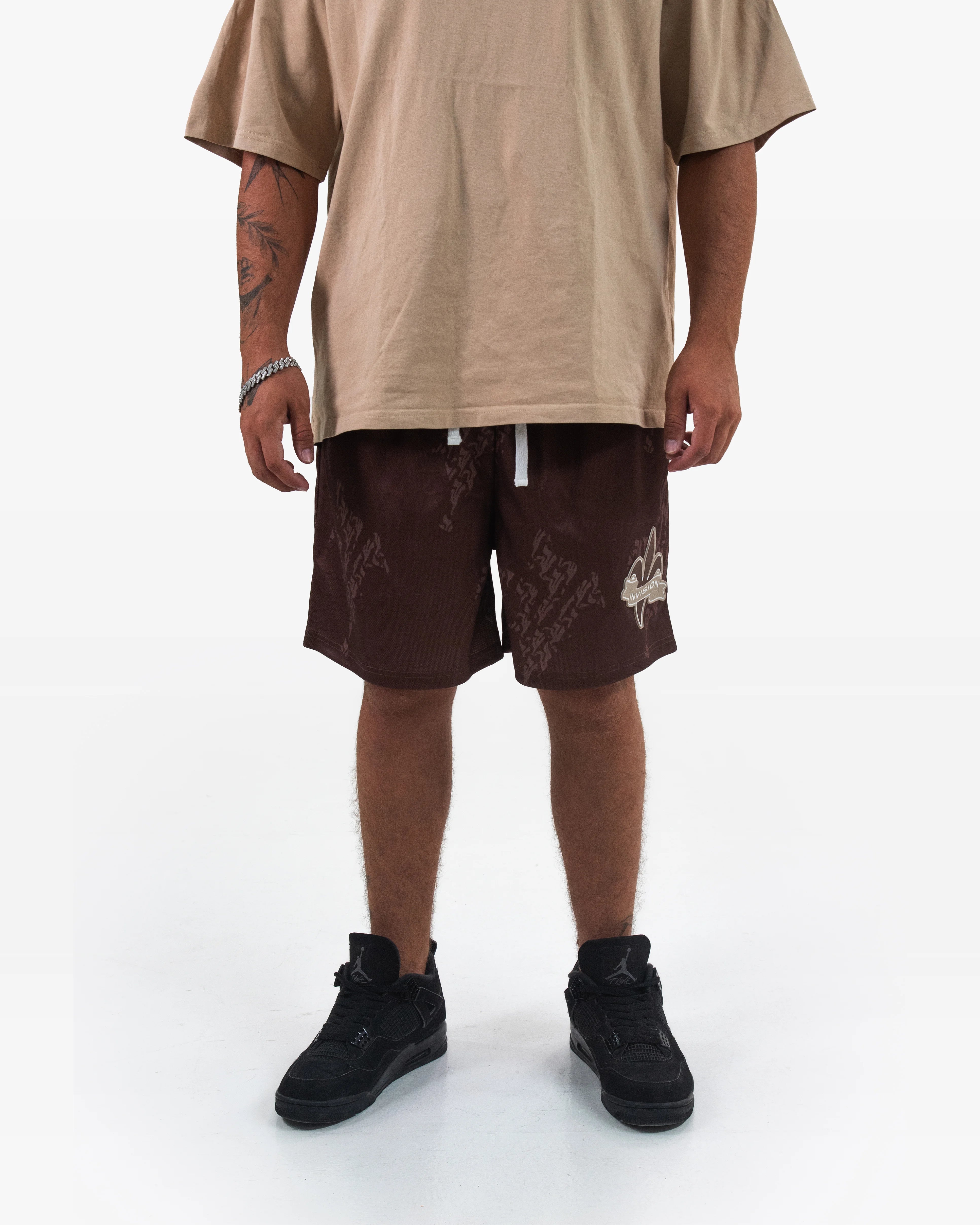 מכנסיים חומים קצרים "SHADES"