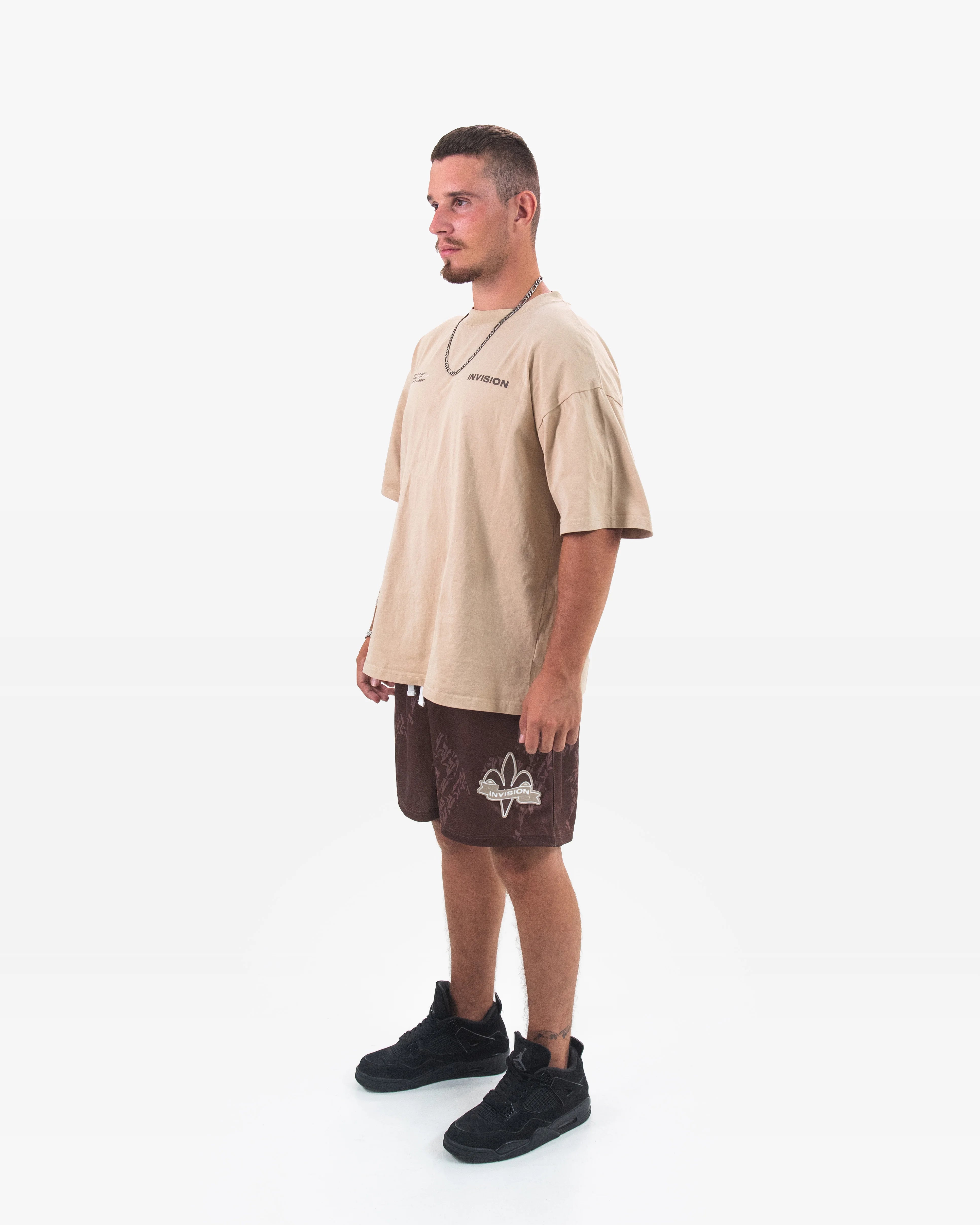 מכנסיים חומים קצרים "SHADES"