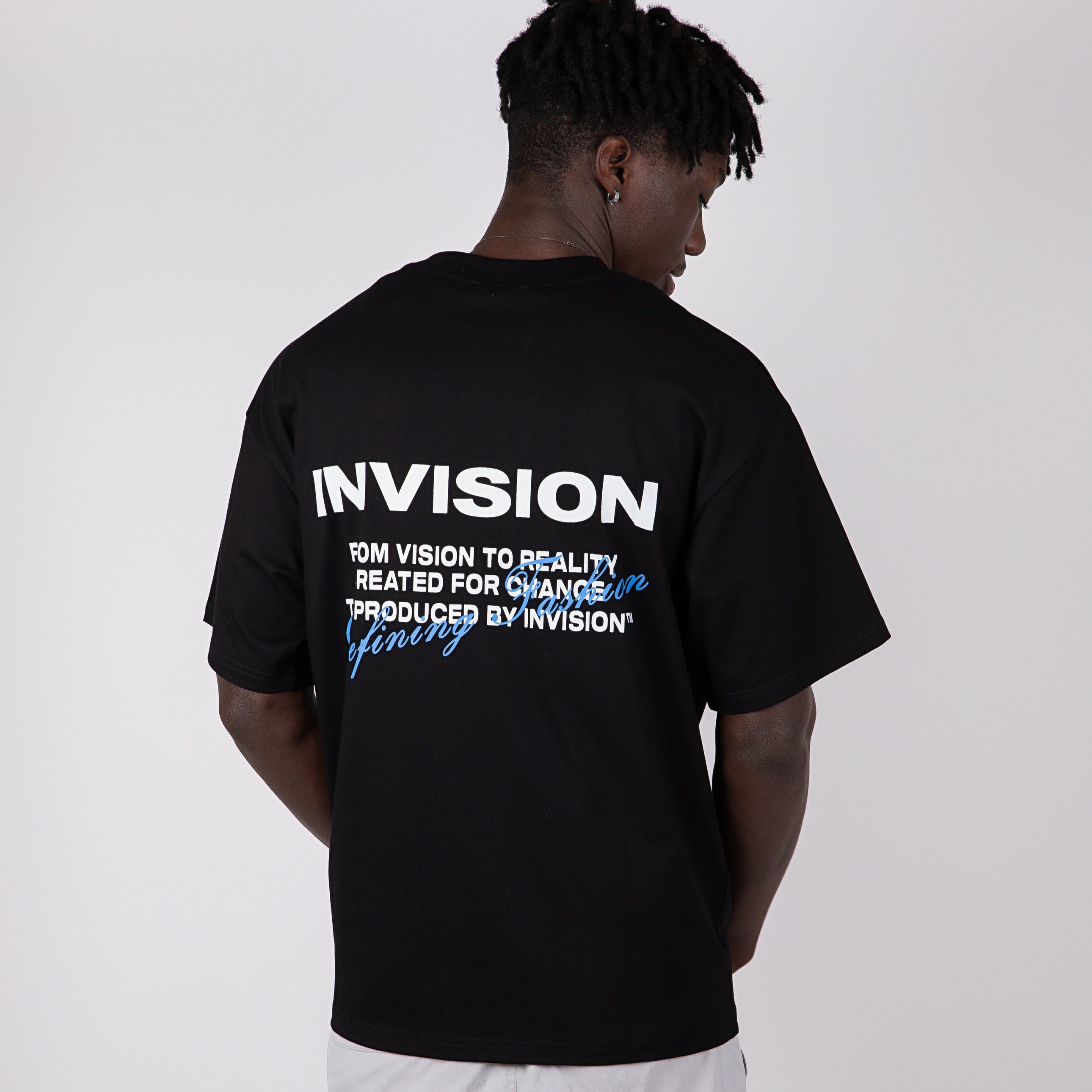 BLACK LOGO SHIRT - INVISION