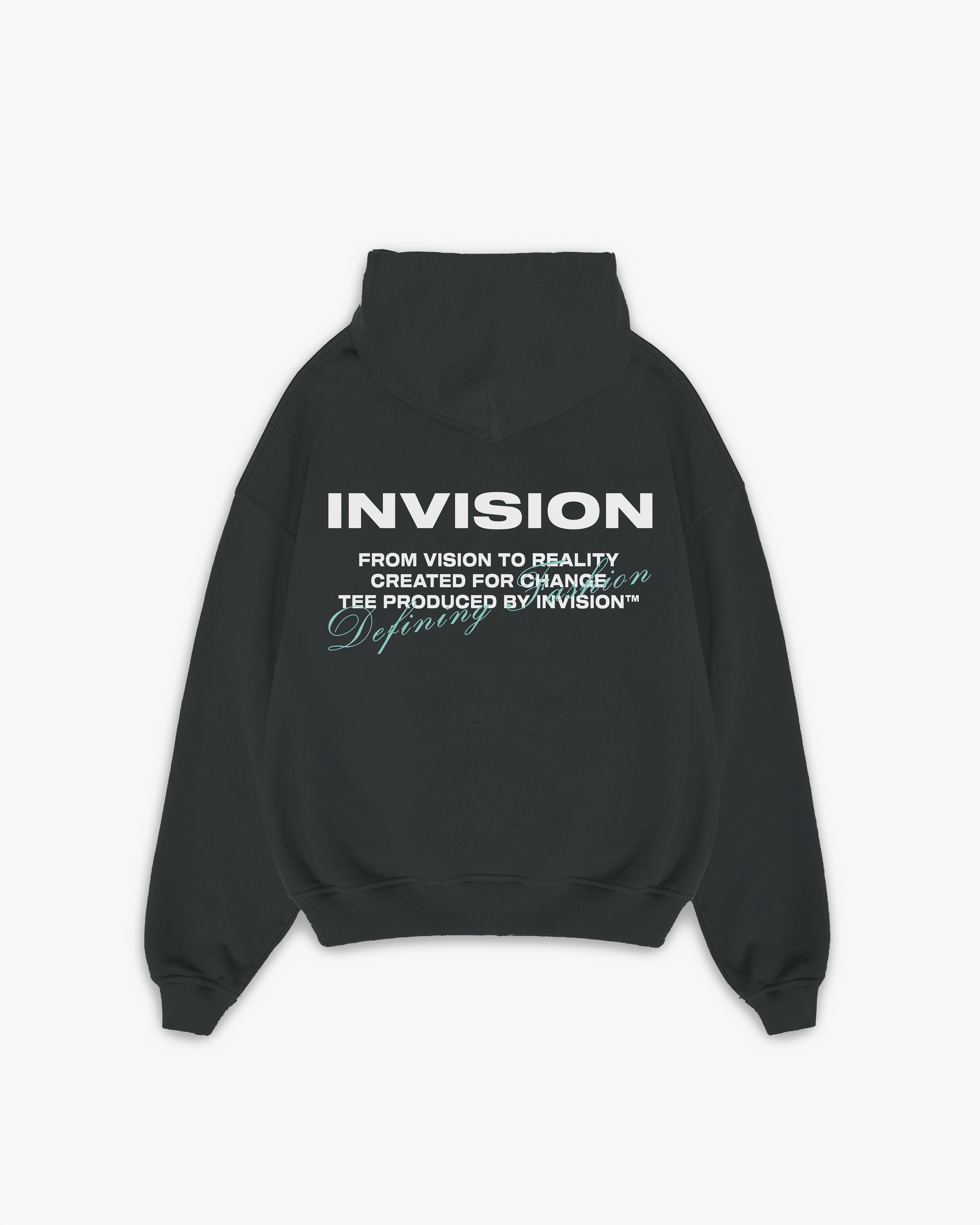 קפוצ'ון לוגו אוברסייז אפור כהה "LOGO"