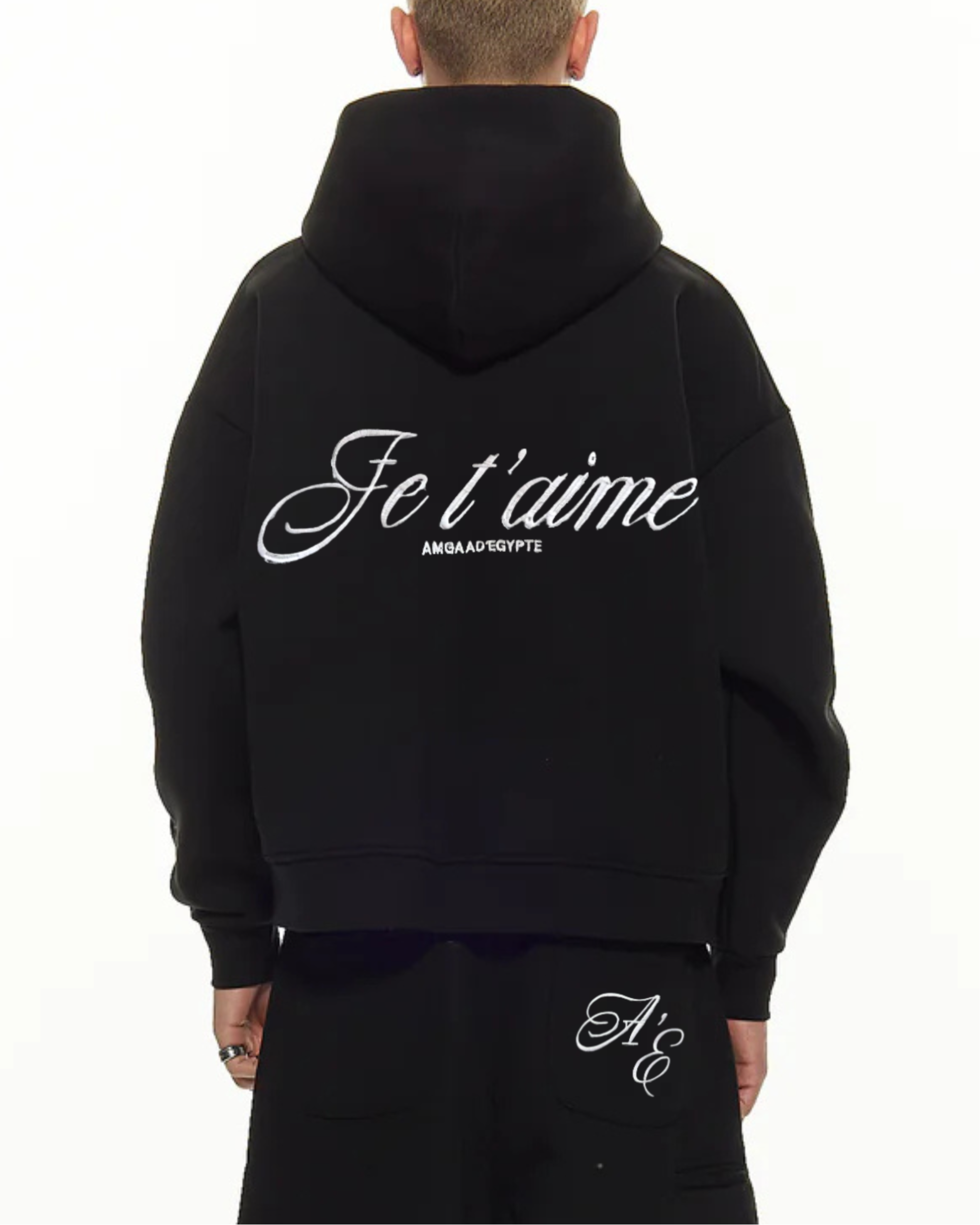 קפוצ'ון אוברסייז שחור "AIRFORCE"