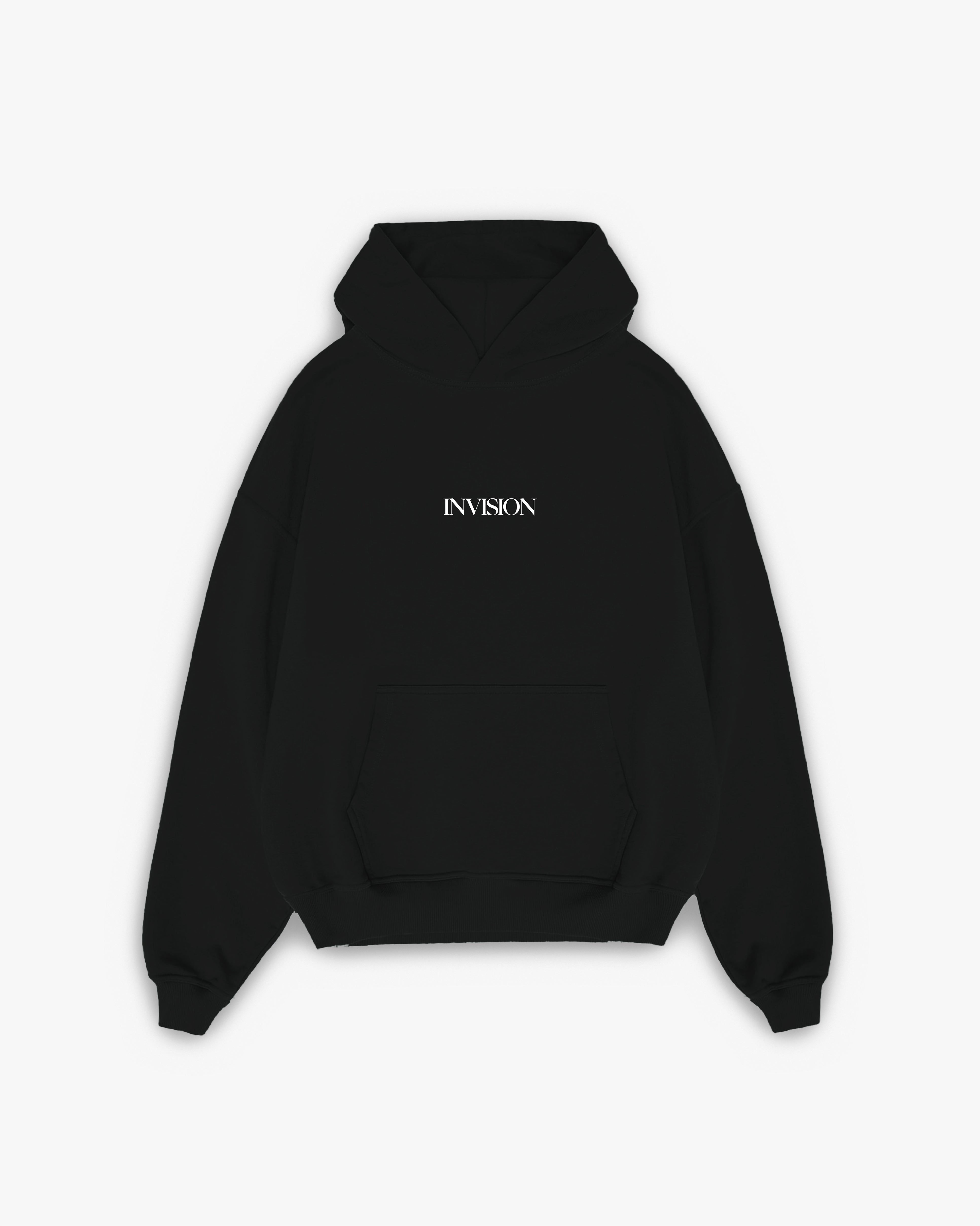 קפוצ'ון אוברסייז שחור בעיצוב גלדיאטור "GLADIATOR"