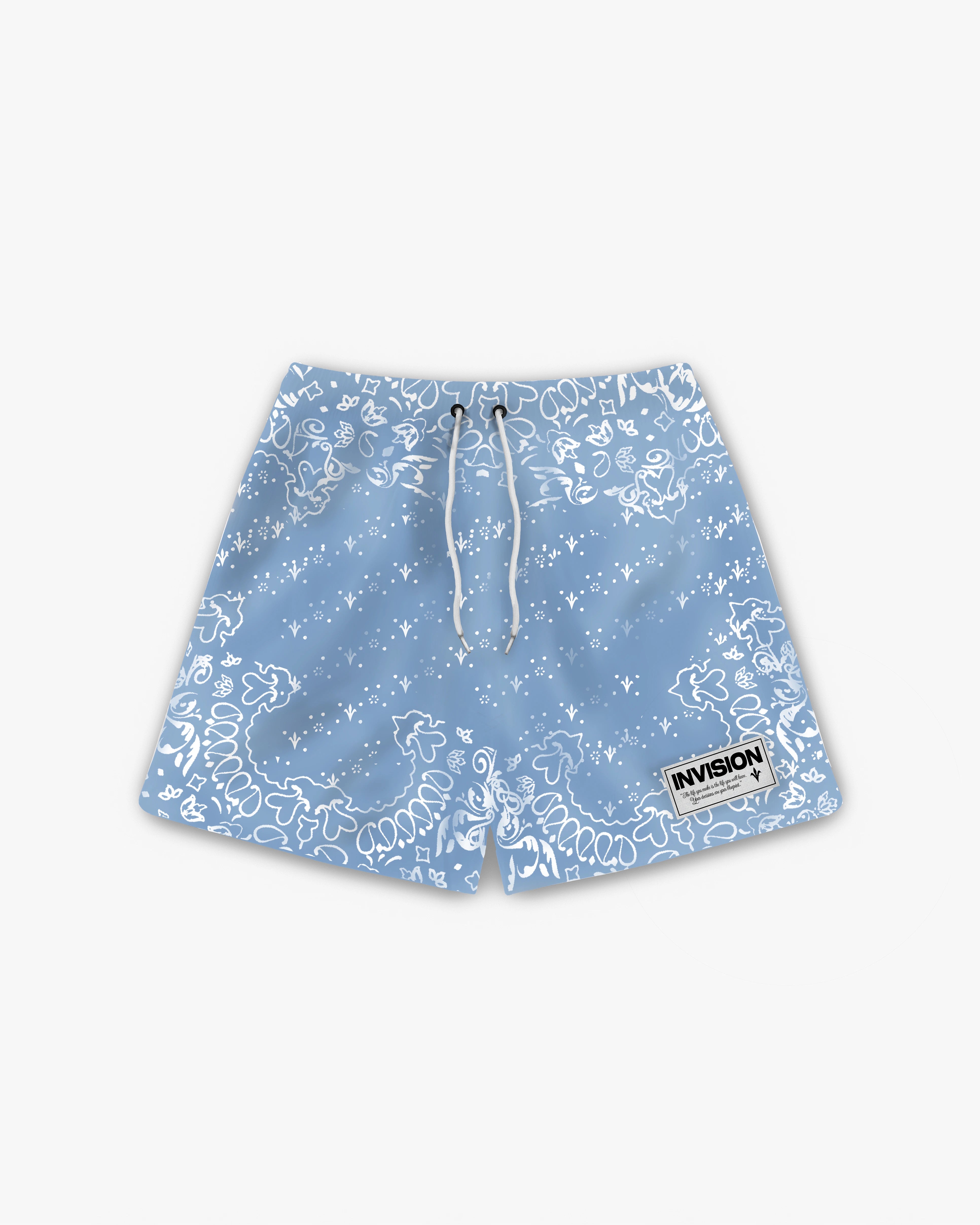 מכנסי בנדנה בתכלת "LAGOON"