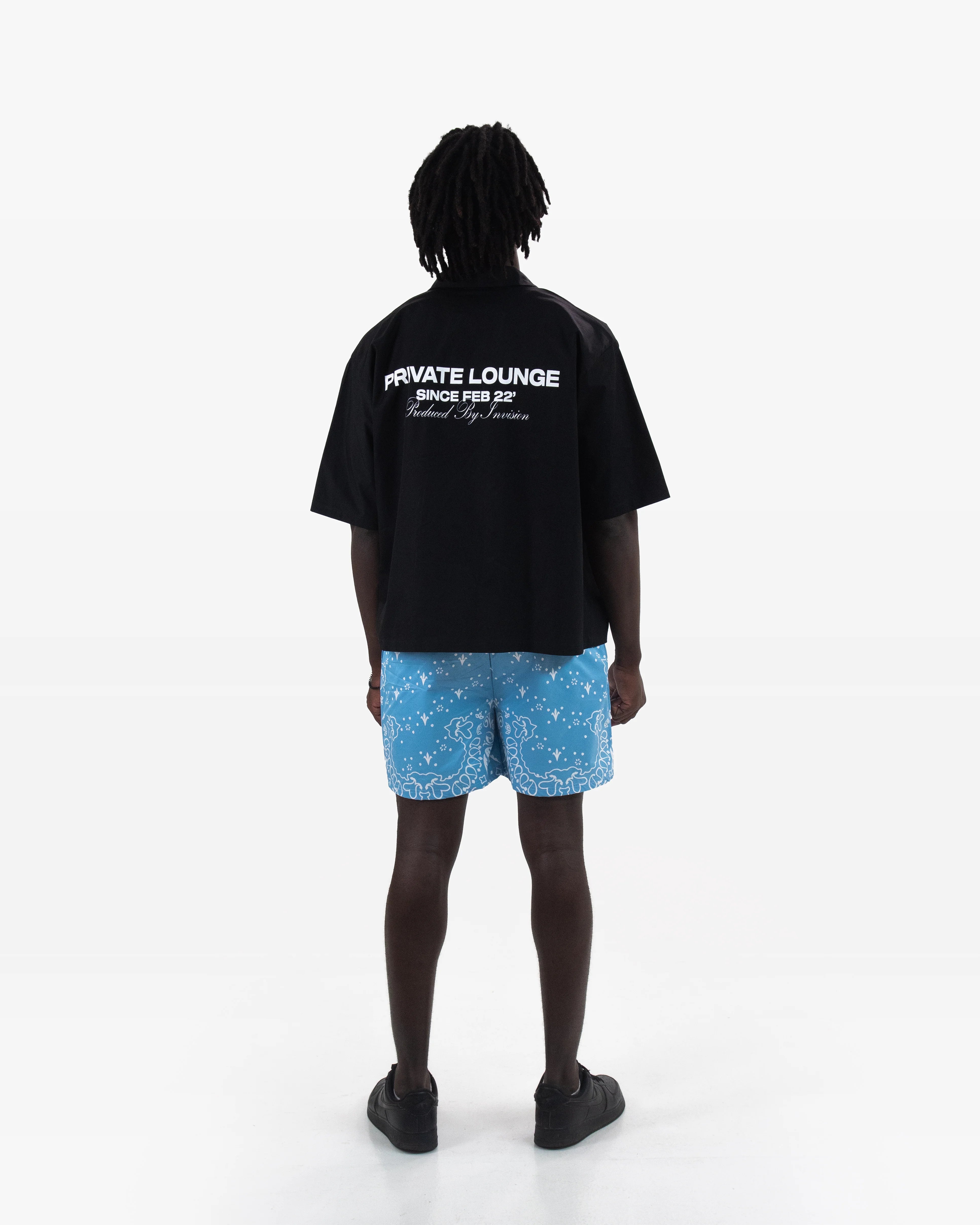 מכנסי בנדנה בתכלת "LAGOON"