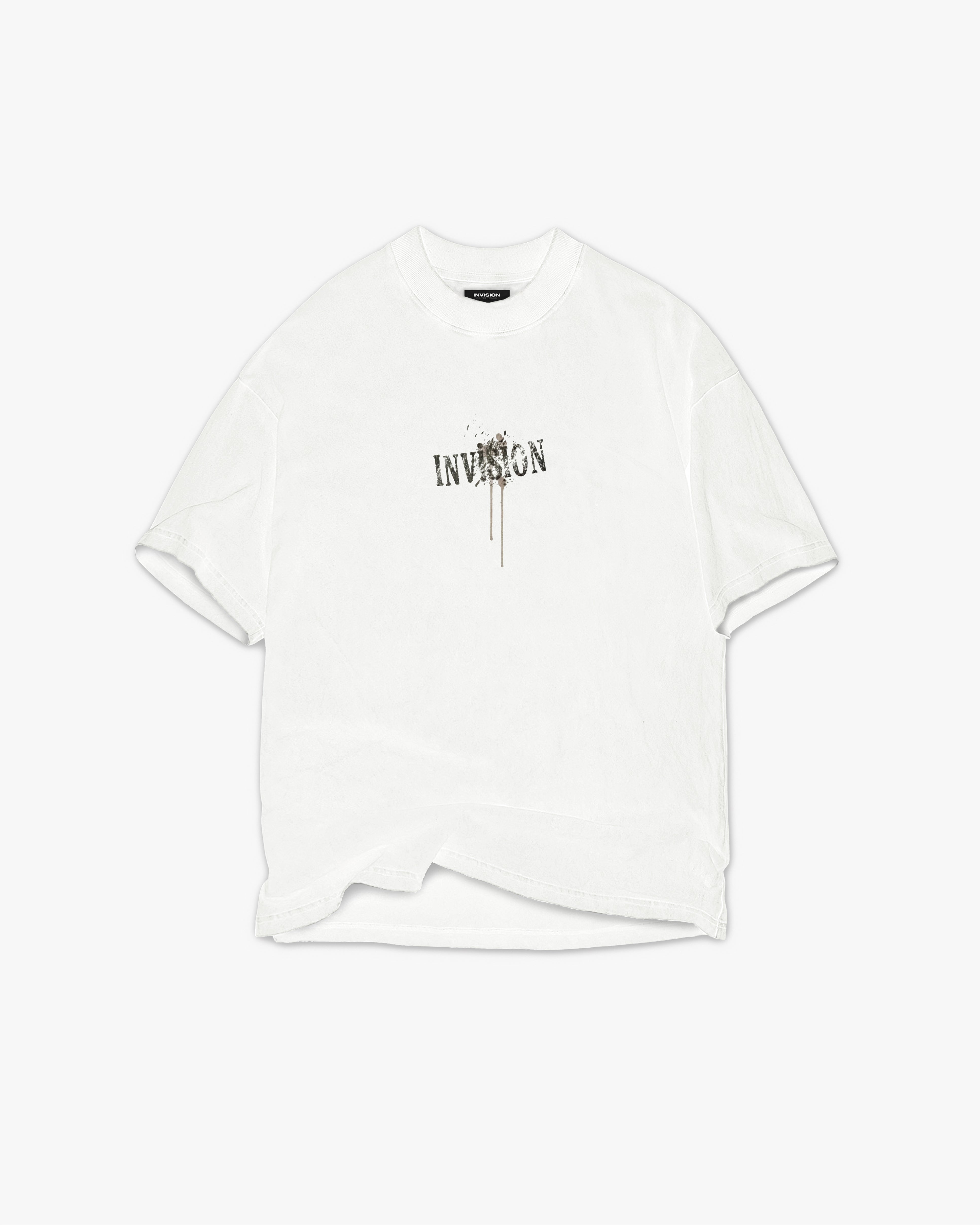 חולצת אוברסייז לבנה בעיצוב גרפי "RODEO"