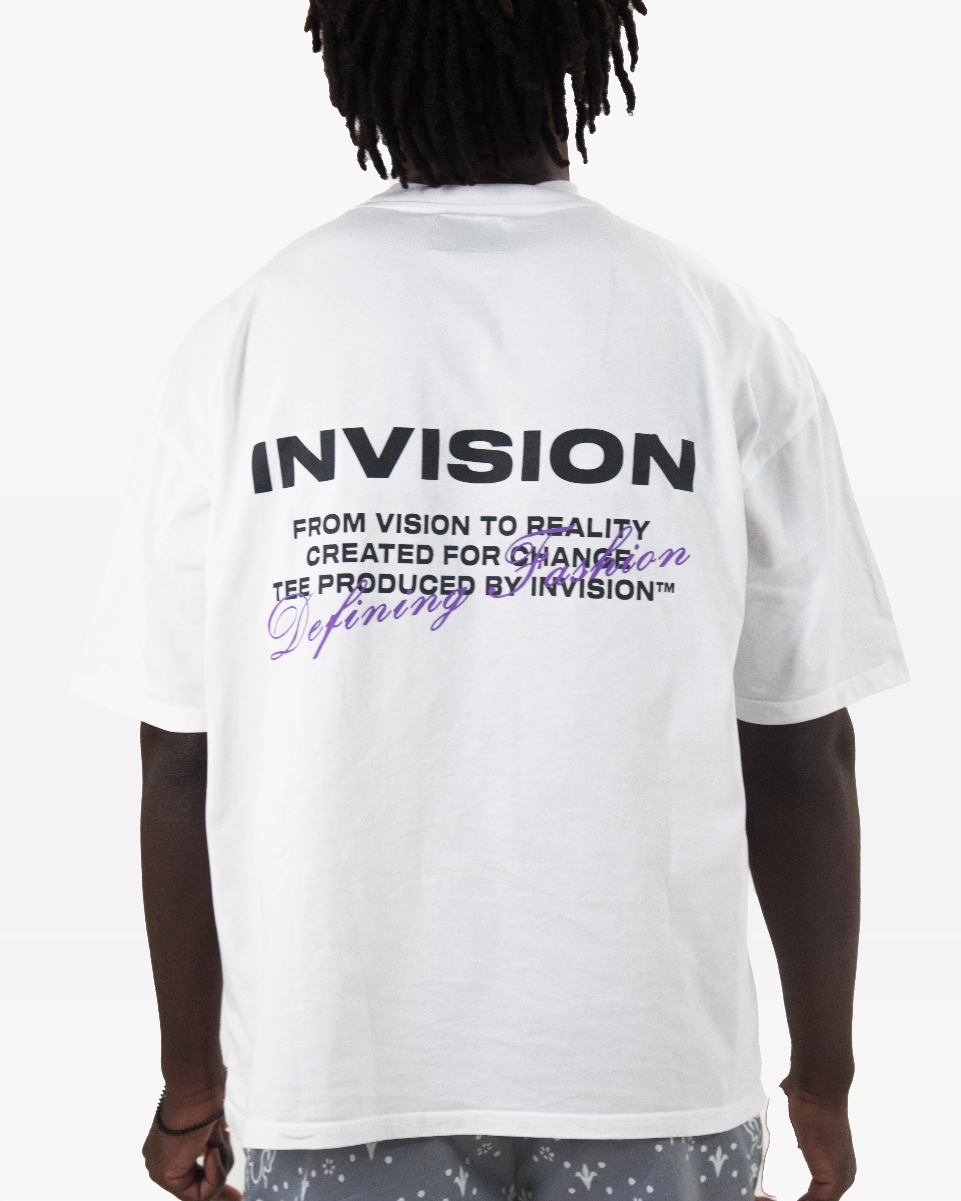 חולצת לוגו אוברסייז לבנה "LOGO"