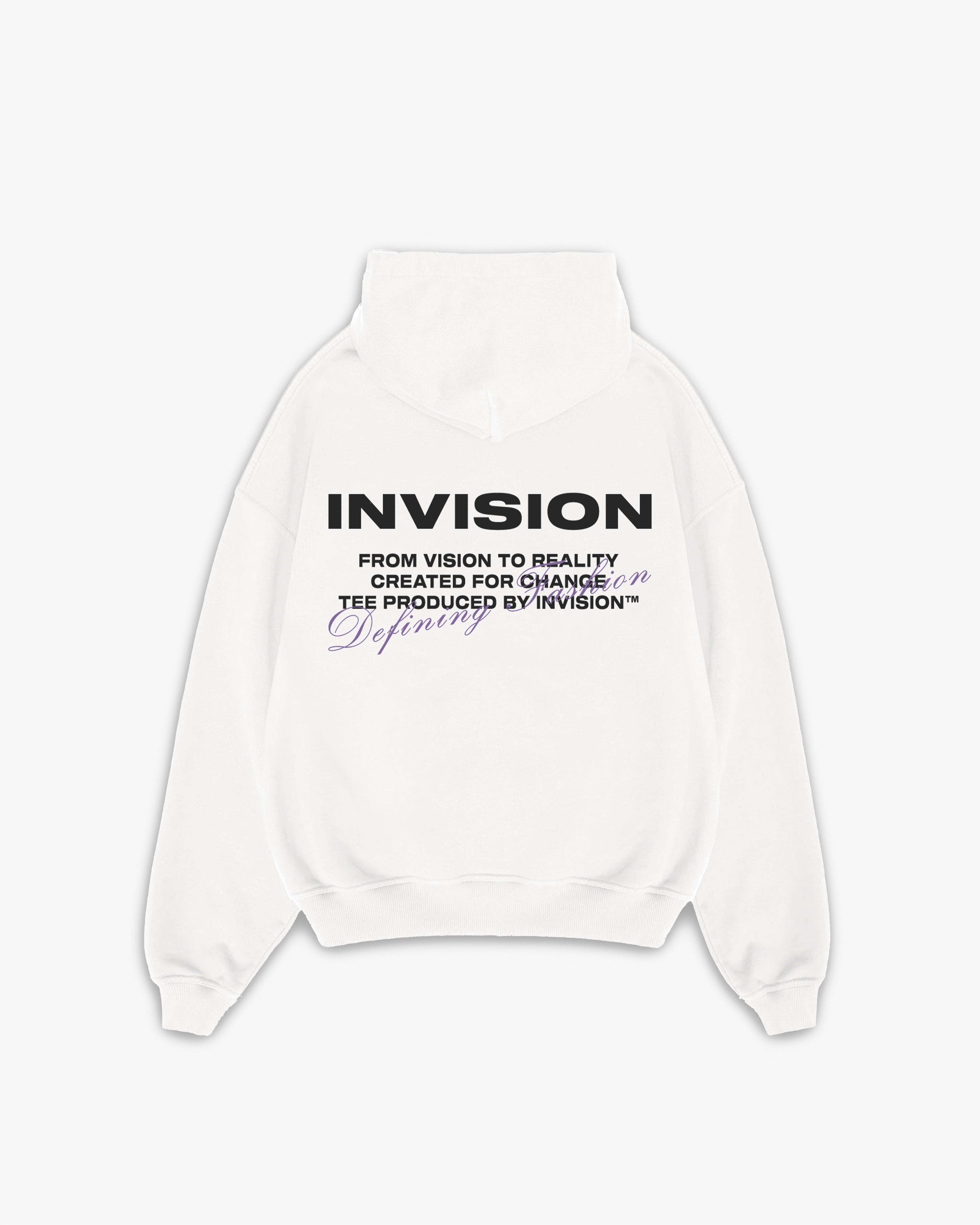 קפוצ'ון לוגו אוברסייז לבן "LOGO"