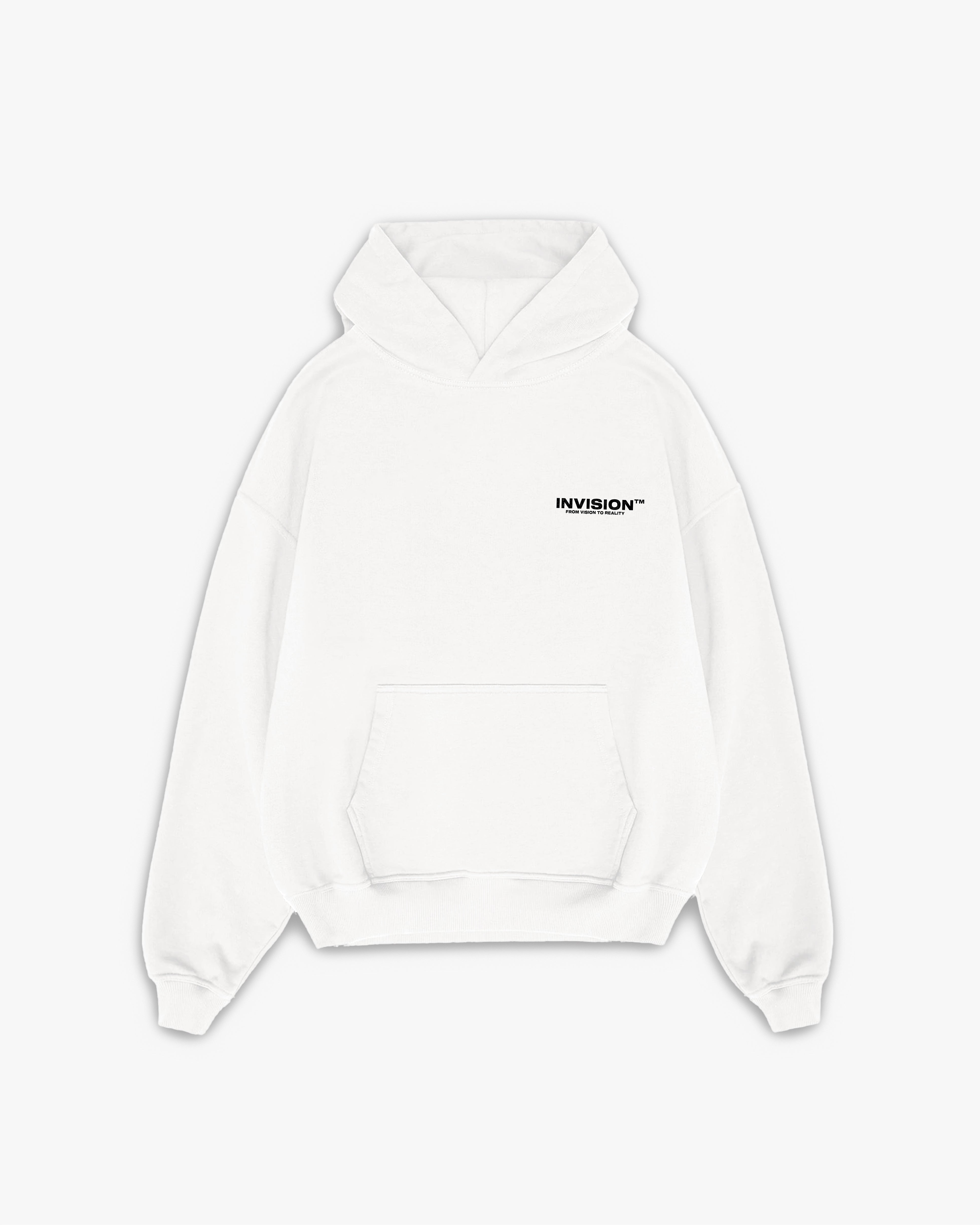 קפוצ'ון אוברסייז לבן בעיצוב פרש "KNIGHT"