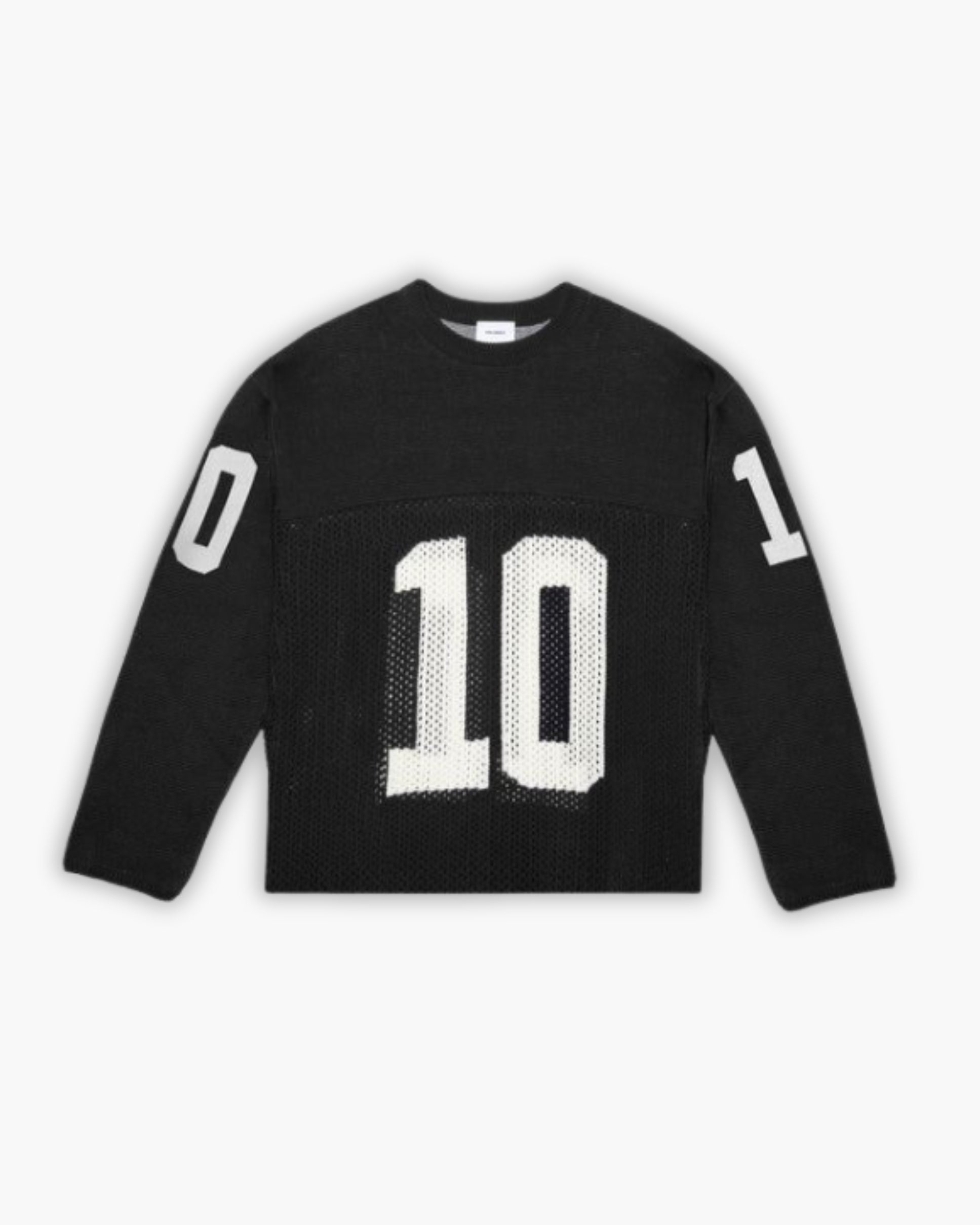 סוודר שחור "NUMBER 10"