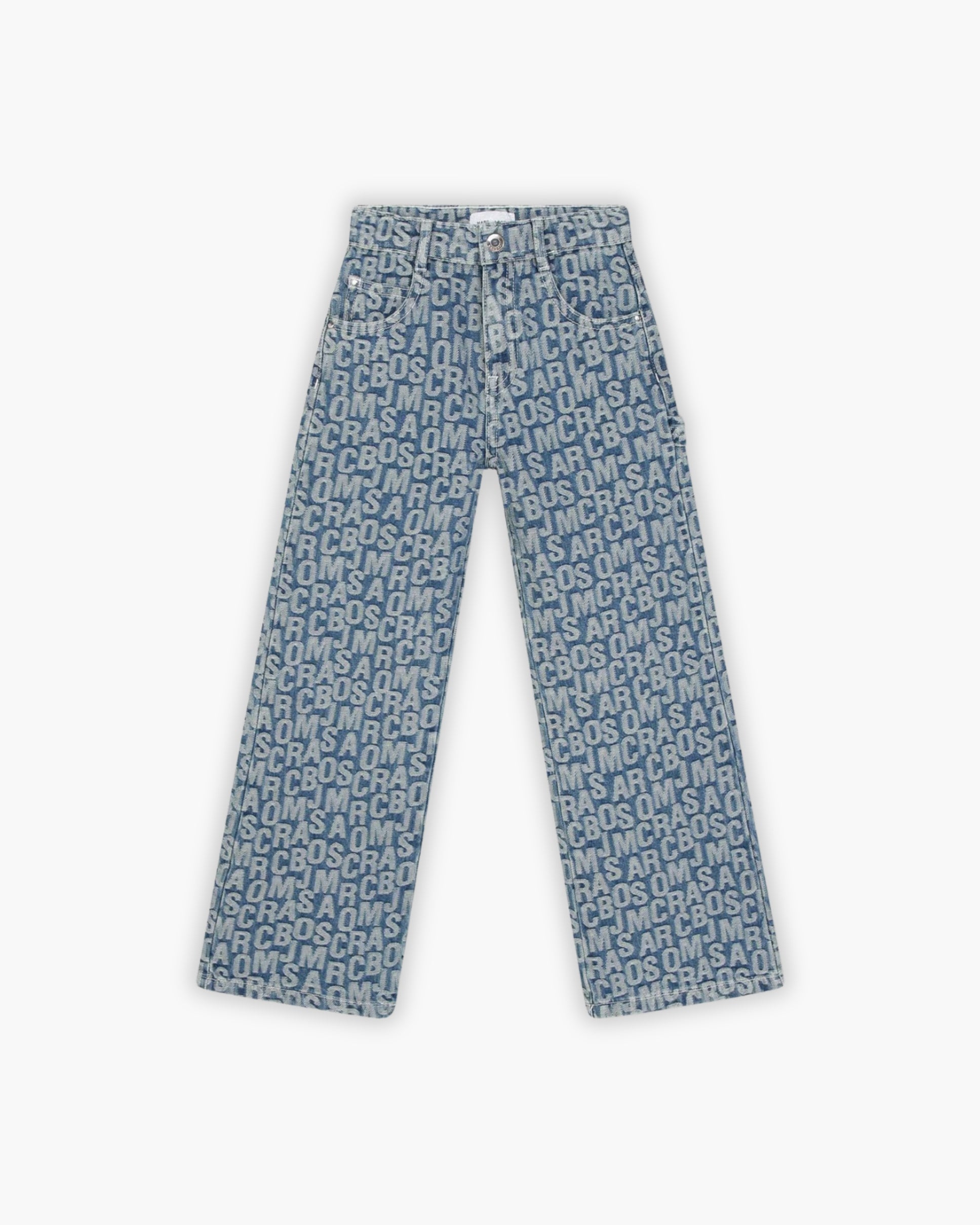 ג'ינס אותיות כחול “SCRIPT”