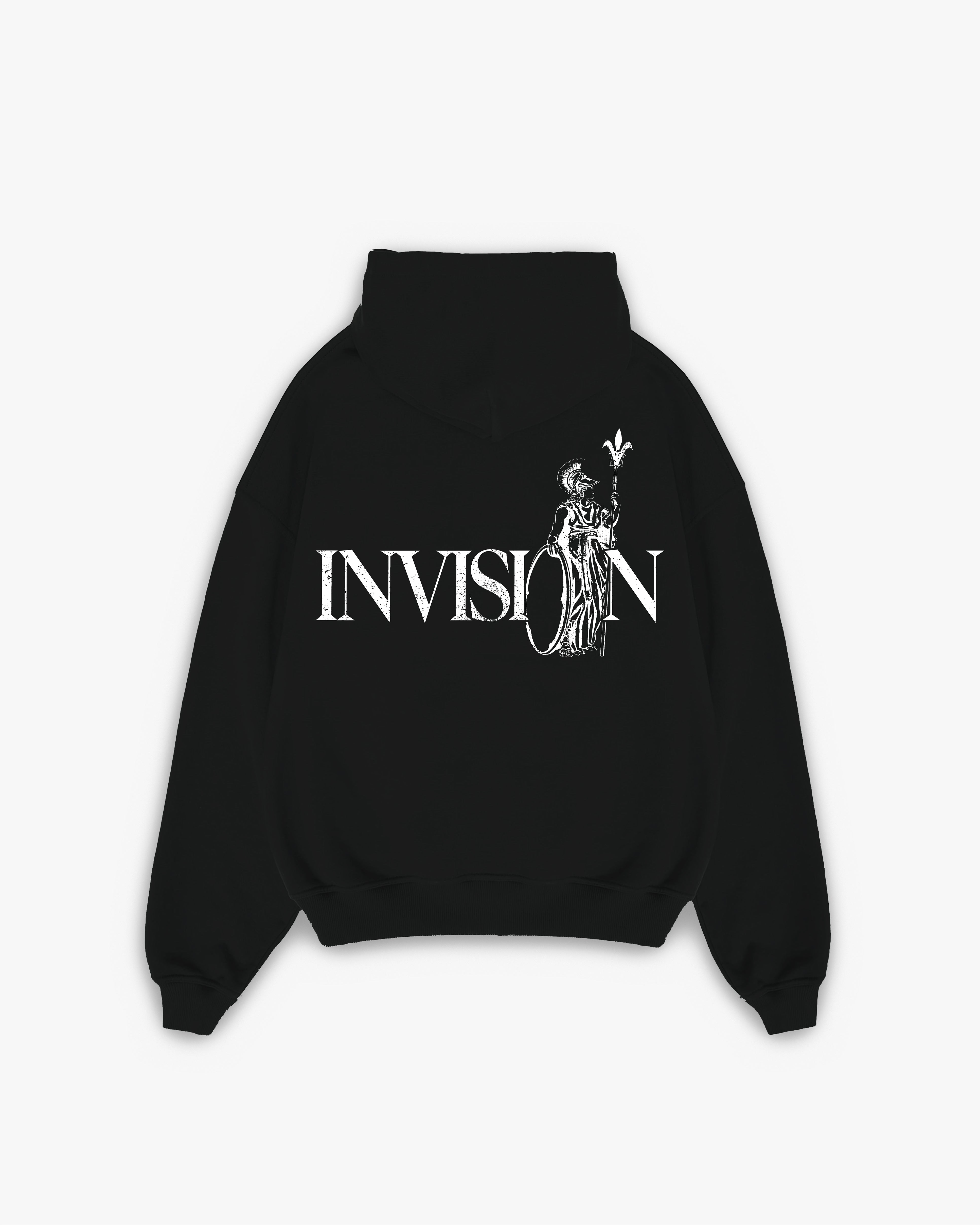 קפוצ'ון אוברסייז שחור בעיצוב גלדיאטור "GLADIATOR"