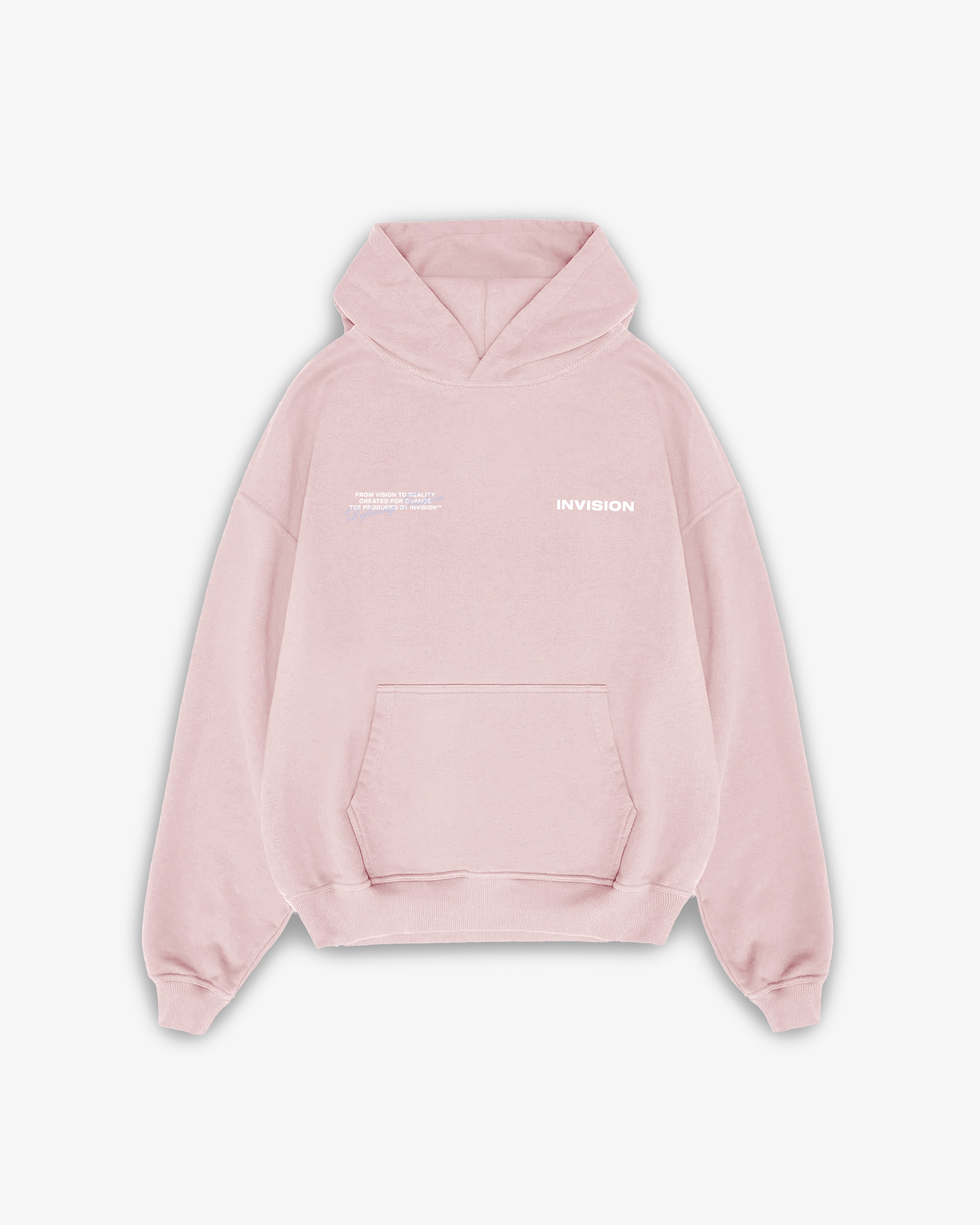 קפוצ'ון לוגו אוברסייז ורוד "LOGO"